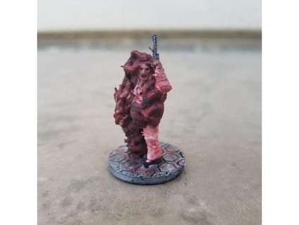 easy print infected human 28mm ellie valkyrie 3d print model - Mito3D