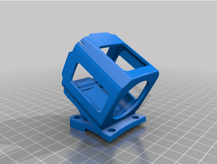 d-rock 2 v2 foxeer box mount davidefpv 3d print model - Mito3D