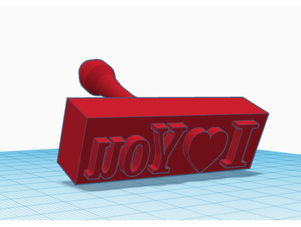 Stempel amor dirksbastelbude 3d print model - Mito3D