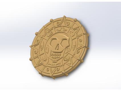 pirates coin waardconcepts 3d print model - Mito3D