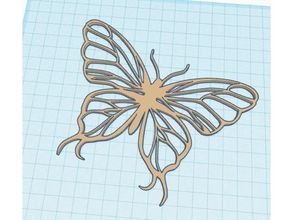 garden butterfly 6 flowing rkxone 3d print model - Mito3D