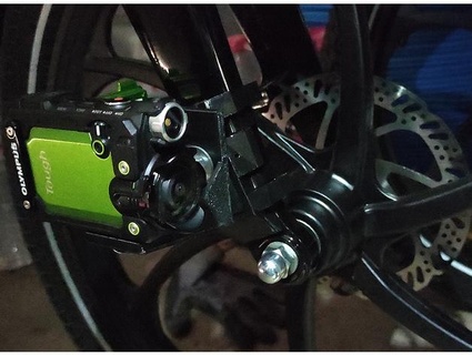 action cam mount blaupunkt fiene fiete 500 pedelec fork osxtraveller 3d print model - Mito3D