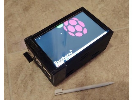 raspberry pi4 pisugar 4in lcd case sbarton 3d print model - Mito3D
