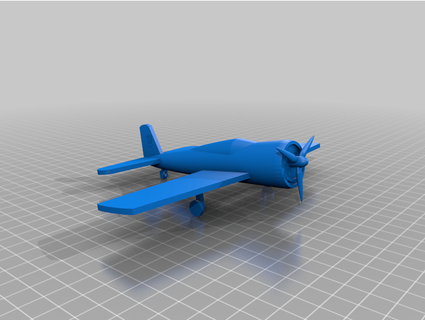 f6f hellcat air force 1 3d print model - Mito3D
