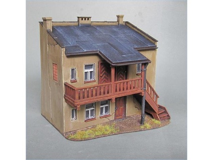 Stadt Dorf Haus 4 annektieren Nebengebäude beten 3d print model - Mito3D