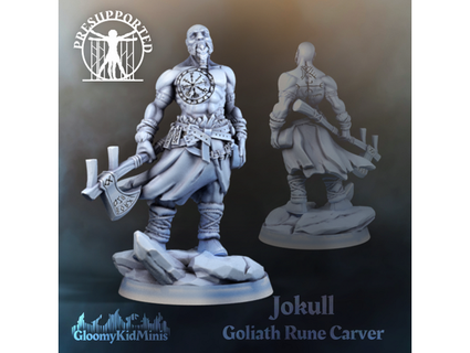 jokull goliath rune carver gloomykid 3d print model - Mito3D