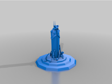 statue grenth guild wars 1 rex3ight 3d print model - Mito3D