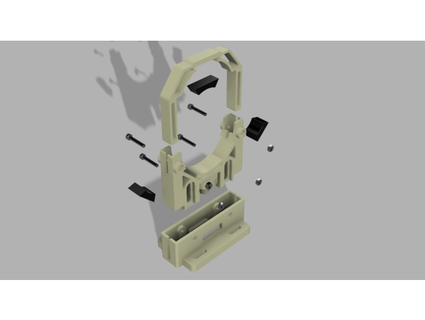 soutien tube glable co2 40w 180w 1phix 3d print model - Mito3D