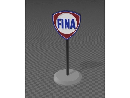 gas station sign 17 0patience 3d print model - Mito3D