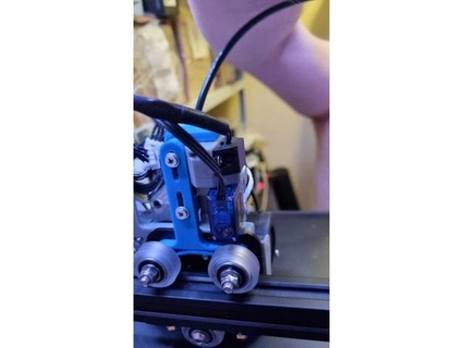 creality ender cr bfptouch wheel mount bmg extruder coderus 3d print model - Mito3D