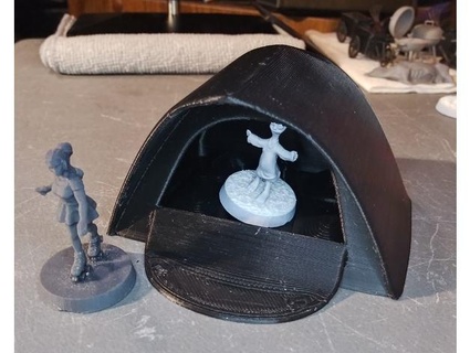 two person dome tent modern 32mm massively upgraded darkwarlock664 3d print model - Mito3D
