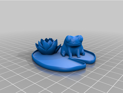 Fred Frosch Lilie Pad Keepinitril 3d print model - Mito3D