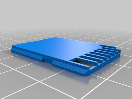 replacement sd card case small chip version invabun 3d print model - Mito3D