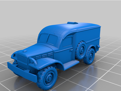 wc54 ambulance easy print windhamgraves 3d print model - Mito3D