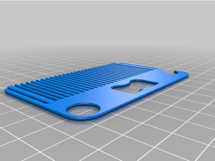 comb bottle opener quippycarroll 3d print model - Mito3D