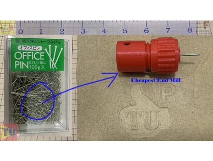 cheapest cnc drill bit using office pin zhwang168 3d print model - Mito3D