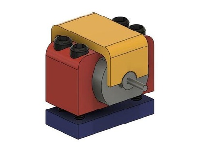 Lego regolabile 5v motore montare cespuglio 3d print model - Mito3D