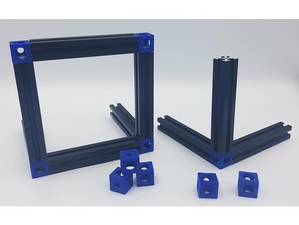 makerbeam 10x10 cornercube sp Engenharia 3d print model - Mito3D