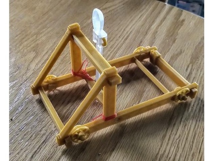 roman-style catapult beer2bolts 3d print model - Mito3D