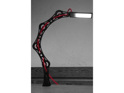 articulating led desk lamp gladius illuminatus 3d print model - Mito3D