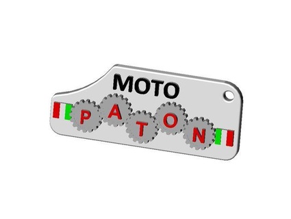 paton logo portachiavi shire 3d print model - Mito3D