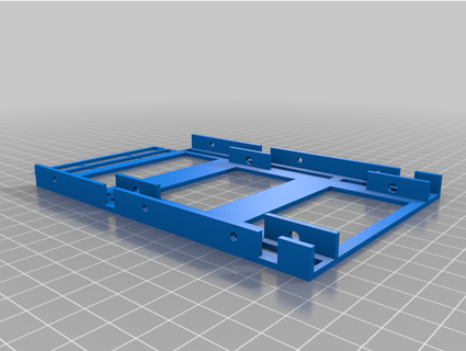 25 35 ssd hdd adapter bracket physie 3d print model - Mito3D