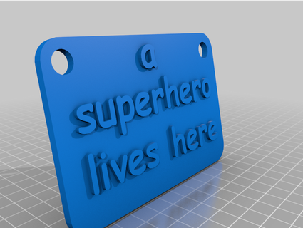superhero live awelshman 3d print model - Mito3D