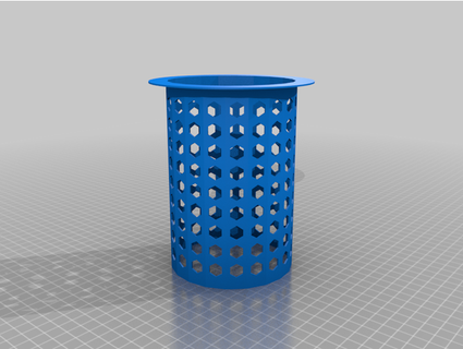 activated carbon air filter rossovitale 3d print model - Mito3D