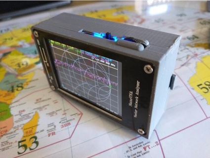 nanovna case rf wire compartment ea7hvo 3d print model - Mito3D