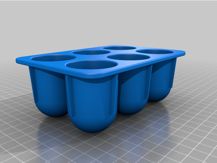 ice cube tray bong elros elendil 3d print model - Mito3D