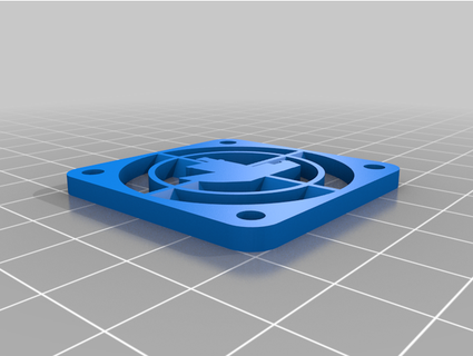 bench fan plate flat sp4rkai 3d print model - Mito3D