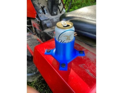 lawnmower cup holder rockcrusher21 3d print model - Mito3D