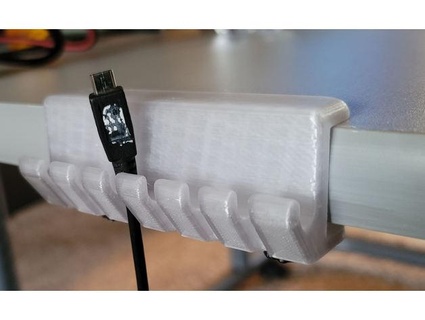 cable organizer clamp vertical robertd33 3d print model - Mito3D