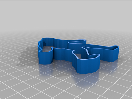 bigfoot cookie cutter rachelthelibrarian 3d print model - Mito3D