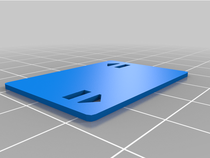 plastico flecha lanzamiento tarjeta oricalco 3d print model - Mito3D