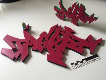 tagsy Graffiti Causeturk maeshmaker 3d print model - Mito3D