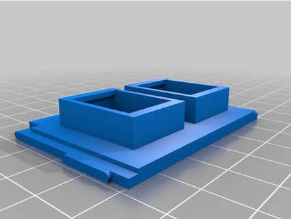 Schlussstein Teller Finger lan Box hawk73 3d print model - Mito3D