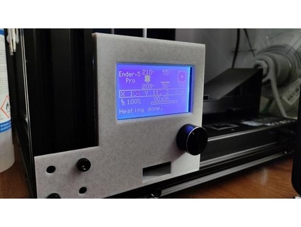 ender 5 lcd relocate m1ch43l1 3d print model - Mito3D