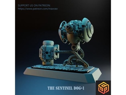 sentinelle dog 1 maxraw 3d print model - Mito3D