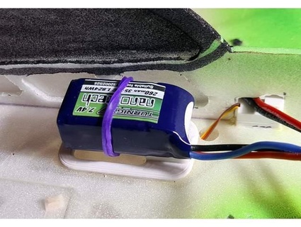 lipo battery mount 2 megacadler 3d print model - Mito3D