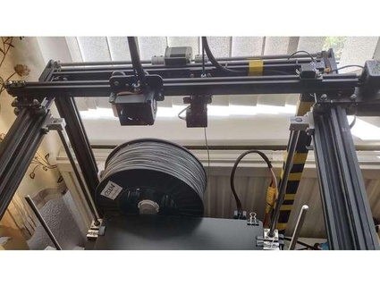 Ender 5 Plus 3kg Spule montieren Klammer Standard Ort tbett 3d print model - Mito3D