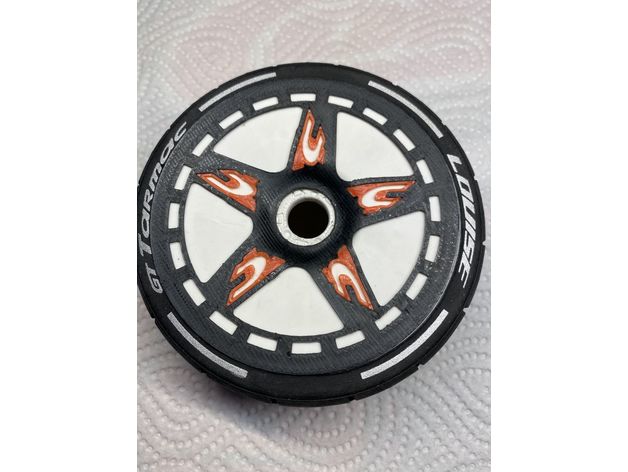 louise tire rim cover rivado 3D print model - Mito3D