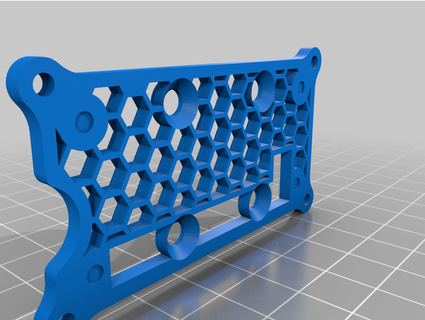 honeycomb raspberry pi zero w & 2 case overkill fan mount saschakoblitz 3d print model - Mito3D