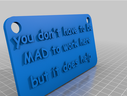 mad awelshman 3d print model - Mito3D