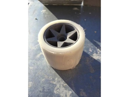 openrc f1 silicon tire mold dustpuppy 3d print model - Mito3D