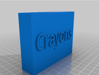 crayon box wadedh 3d print model - Mito3D