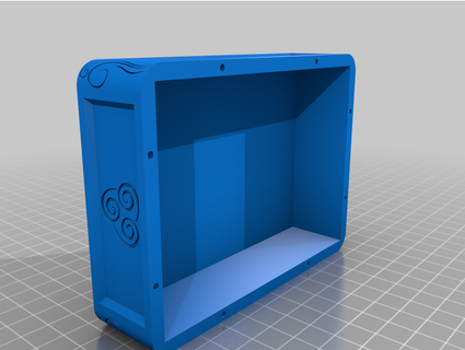 avatar scorso dominatore dell'aria aria nazione dado gioielleria scatola magnetico opzione leccare burro 3d print model - Mito3D
