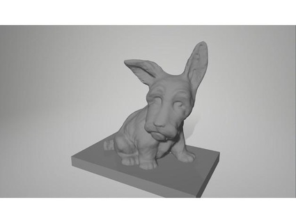 3d Varredura cão paolo nagliati 3d print model - Mito3D