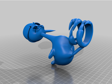uccello decanter jdennis 3d print model - Mito3D