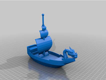 dragon ship sogoong 3d print model - Mito3D
